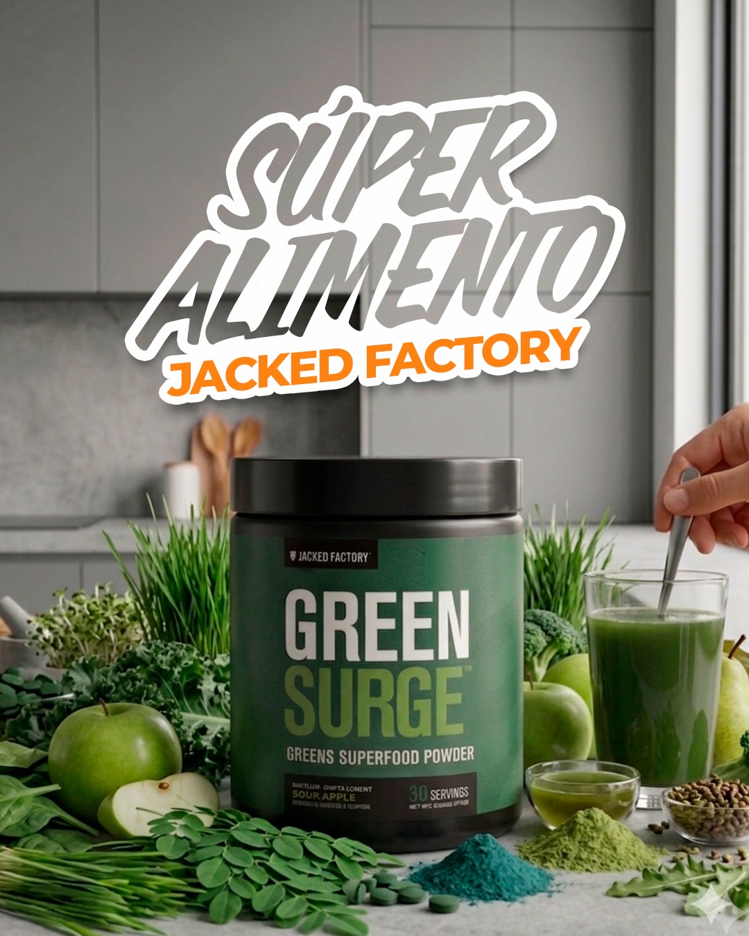 Suplementos Facebook ad: Seamos honestos: comer la cantidad de greens y…