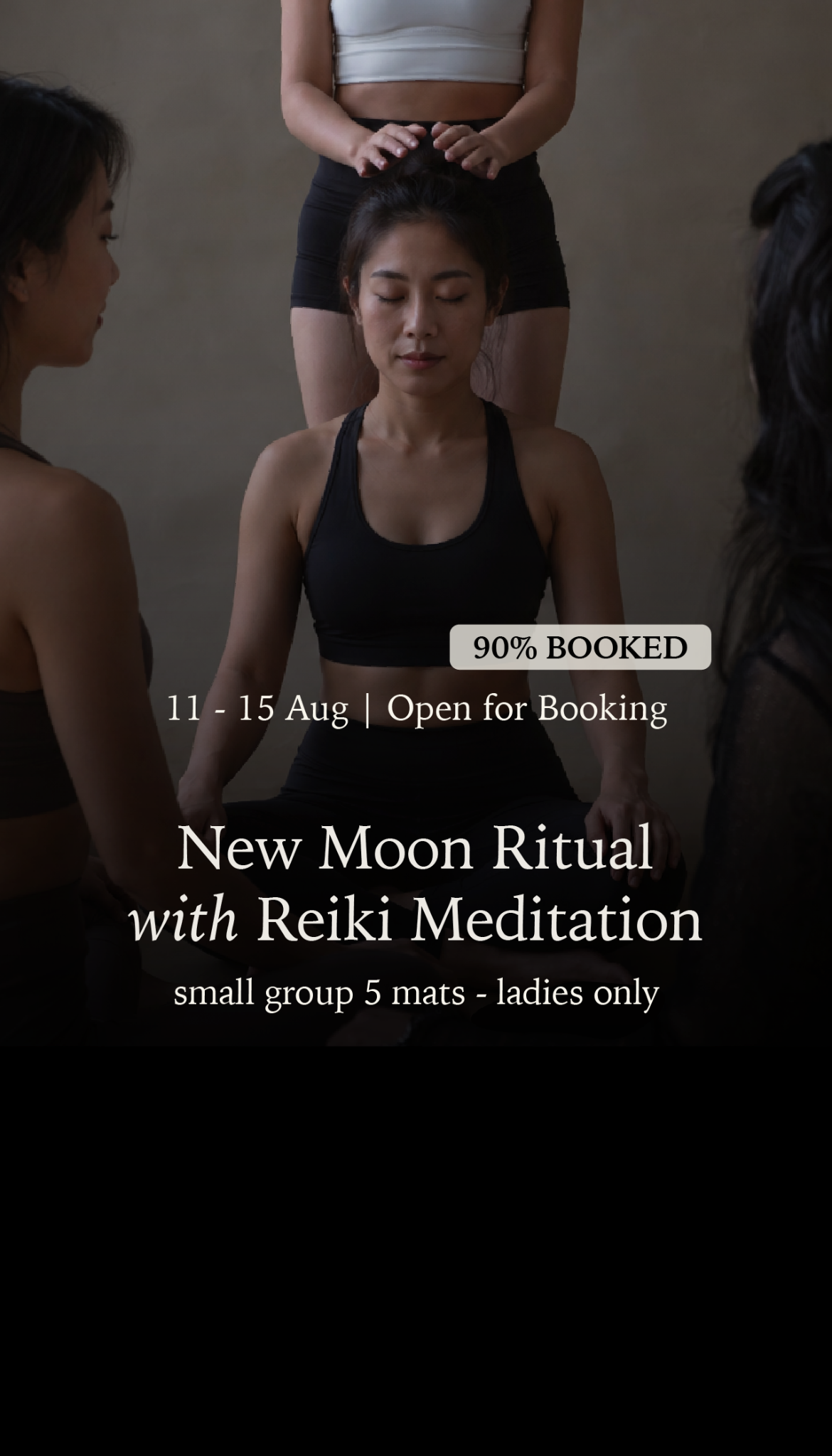 Body Wisdom Facebook ad: New Moon Manifestation