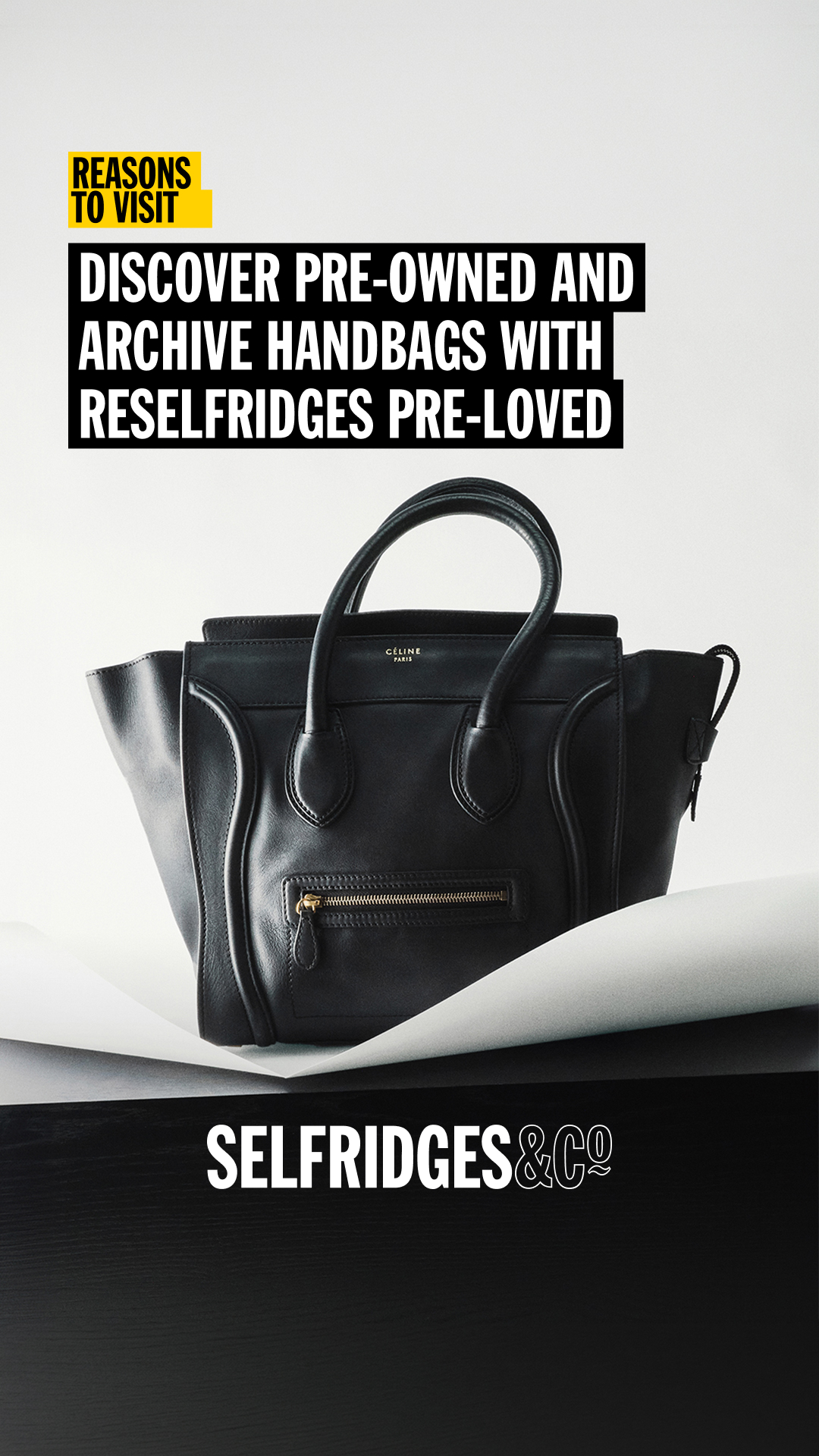 Selfridges Facebook ad: Reasons to Visit Selfridges