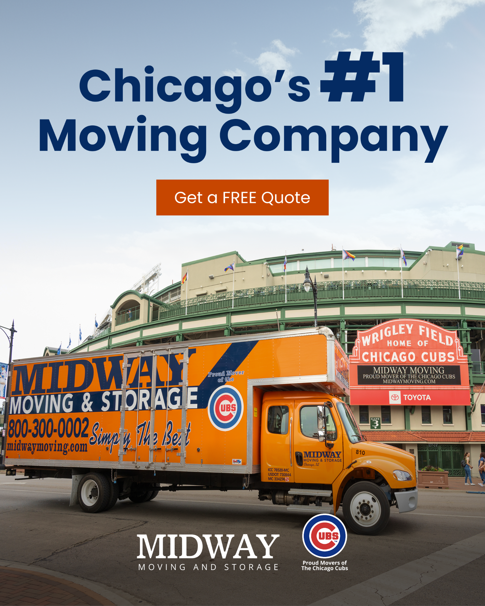 Midway Moving and Storage Facebook ad: Chicago's Best Movers