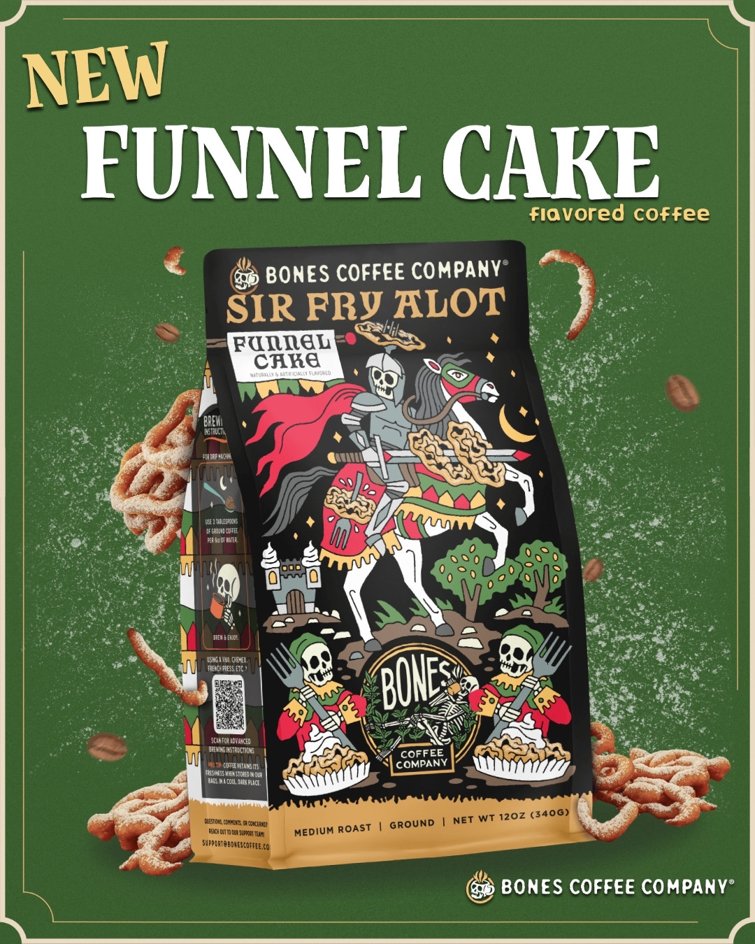 Bones Coffee Company Facebook ad