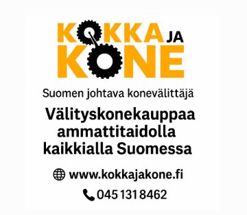 Kokka ja kone Facebook ad: Nyt on käytetyille koneille kysyntää, myymme ja rahoitamme…