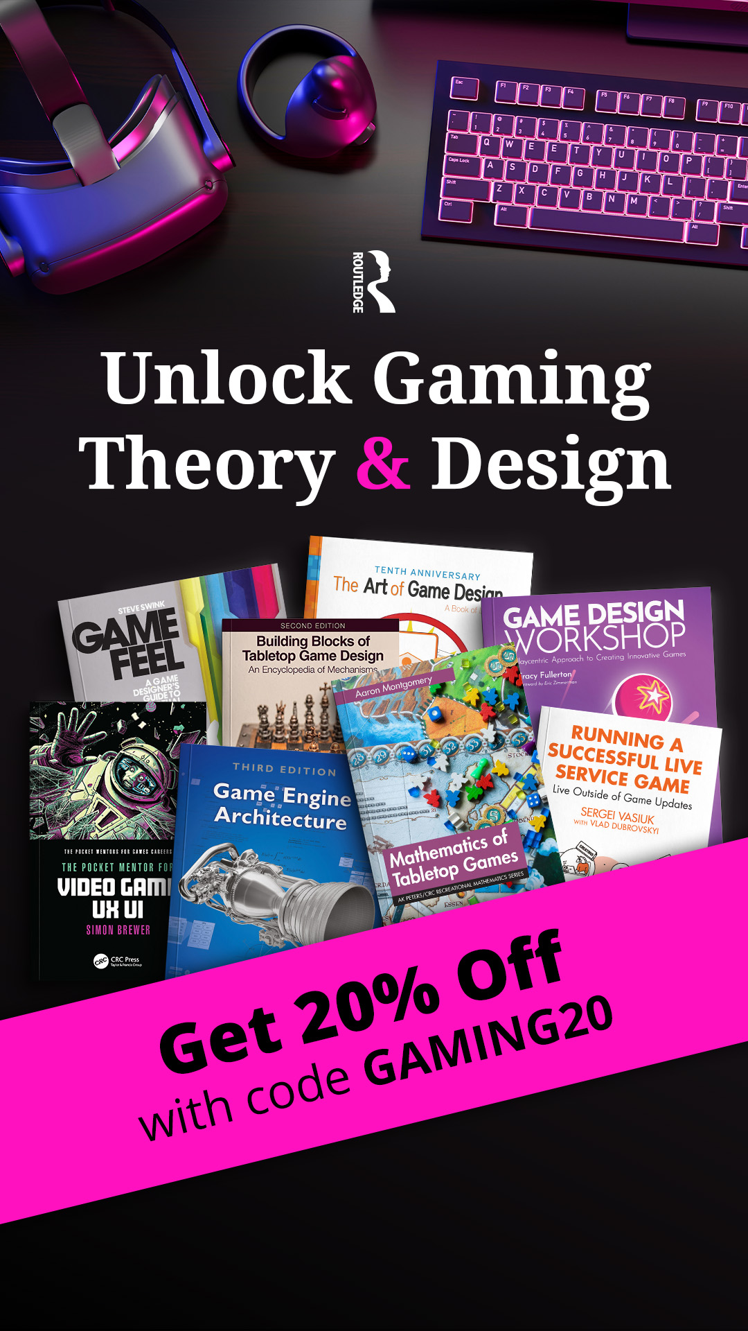 Routledge Books Facebook ad