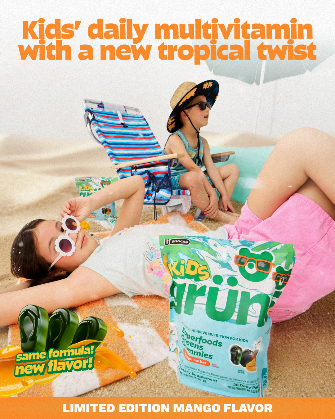 Grüns Kids Facebook ad