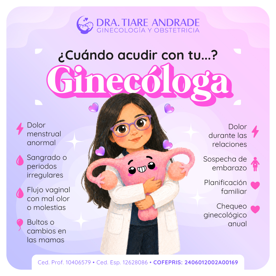 Dra. Tiare Andrade Urzúa - Ginecología, Obstetricia y Colposcopía Facebook ad: ¿Sabías que es recomendable realizar un chequeo…