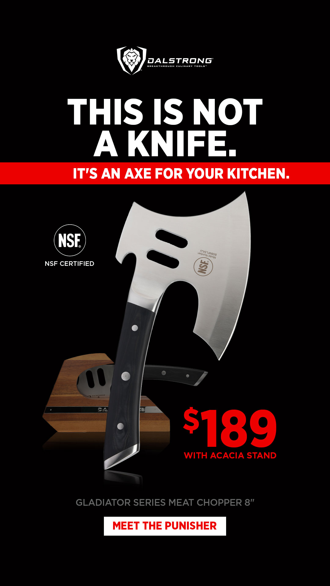 Dalstrong Facebook ad