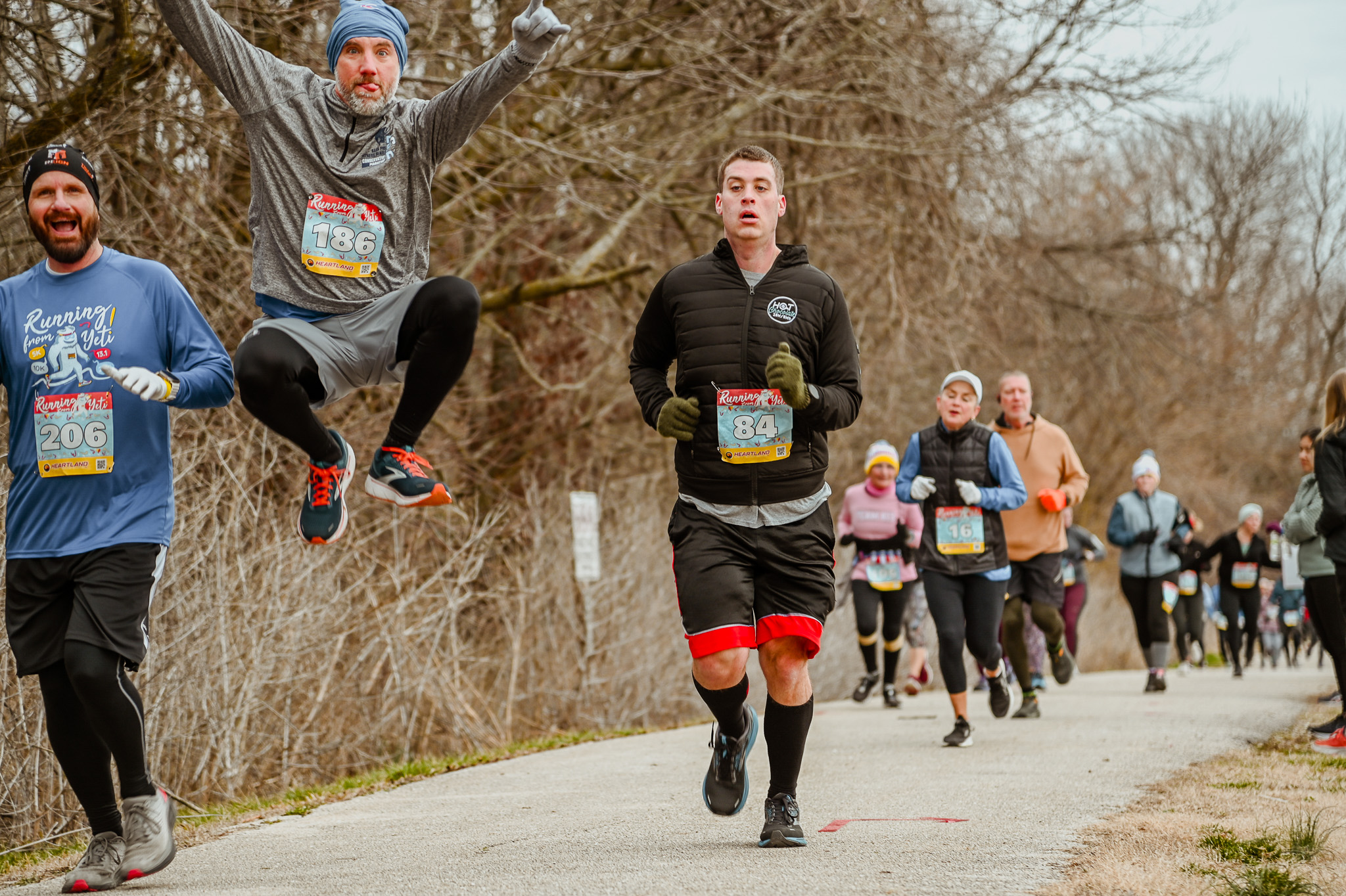 Running From Yeti Facebook ad: Running From Yeti is an award winning 5k…