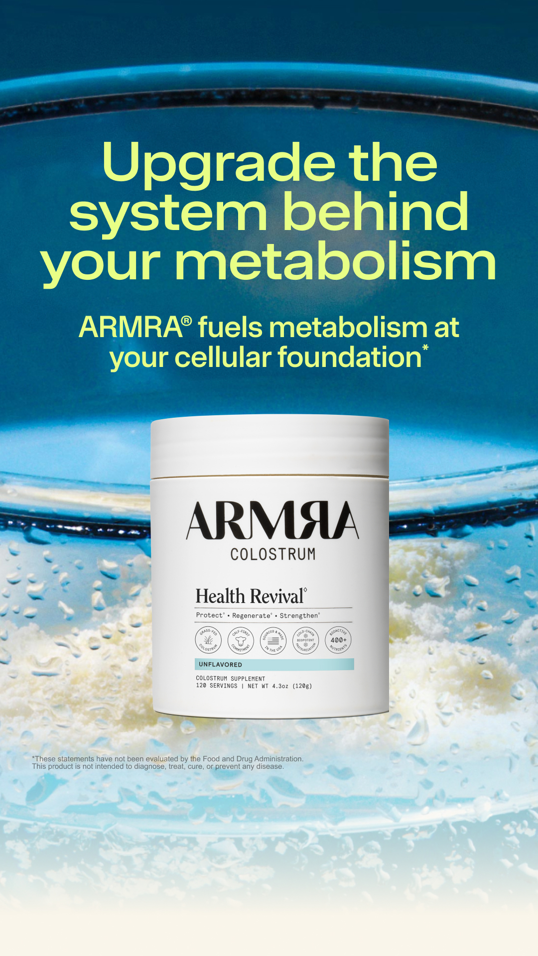 ARMRA Facebook ad