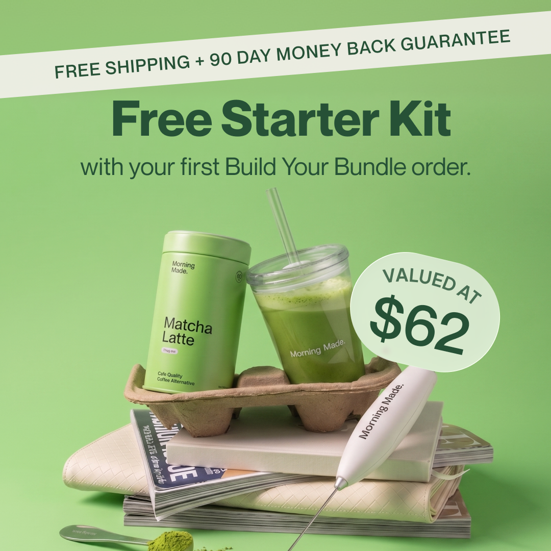 Morning Made Facebook ad: FREE Matcha Starter Kit