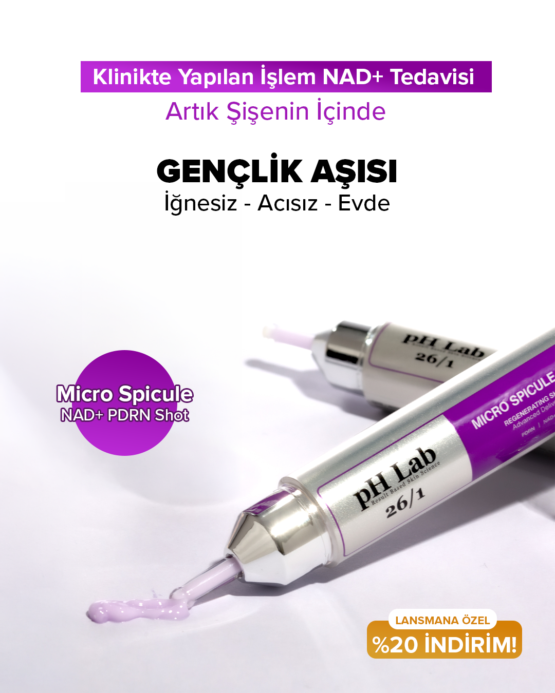 Collagennight Facebook ad: NAD+ ile Cilt Yenilenme!