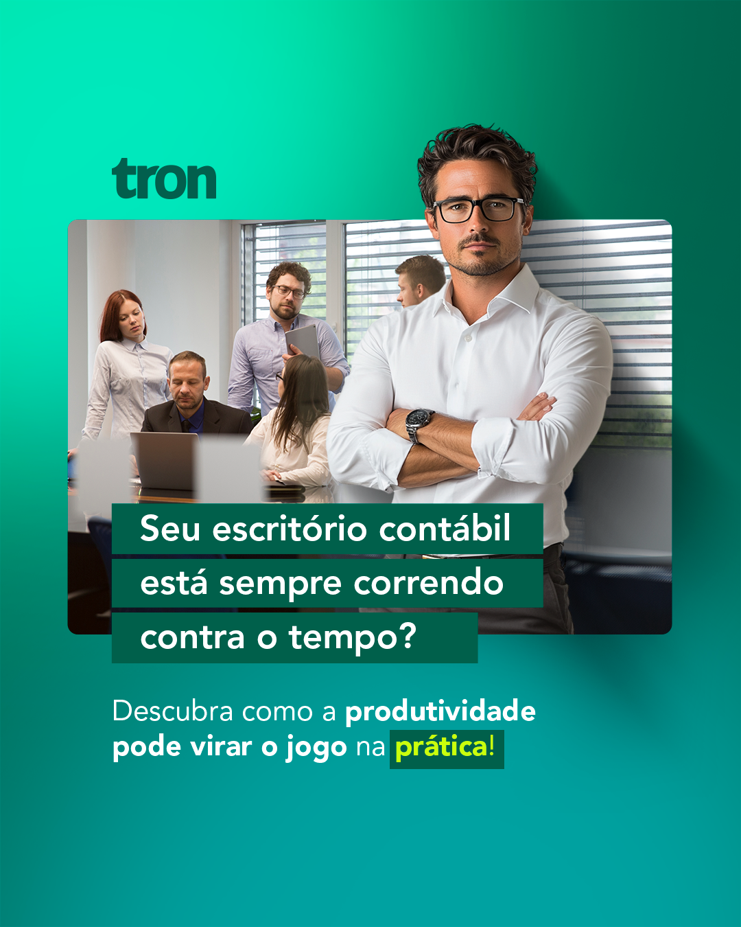 Tron Informática Facebook ad: Você passa mais tempo apagando incêndio do que…