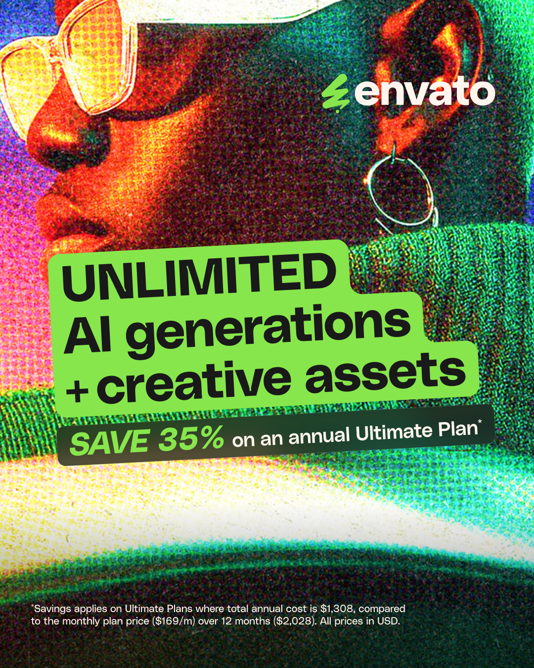 Envato Facebook ad