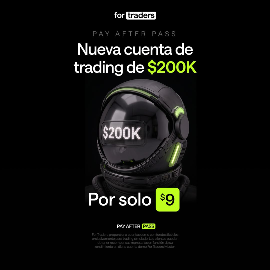 For Traders Español Facebook ad: Aprueba Primero, Paga Después