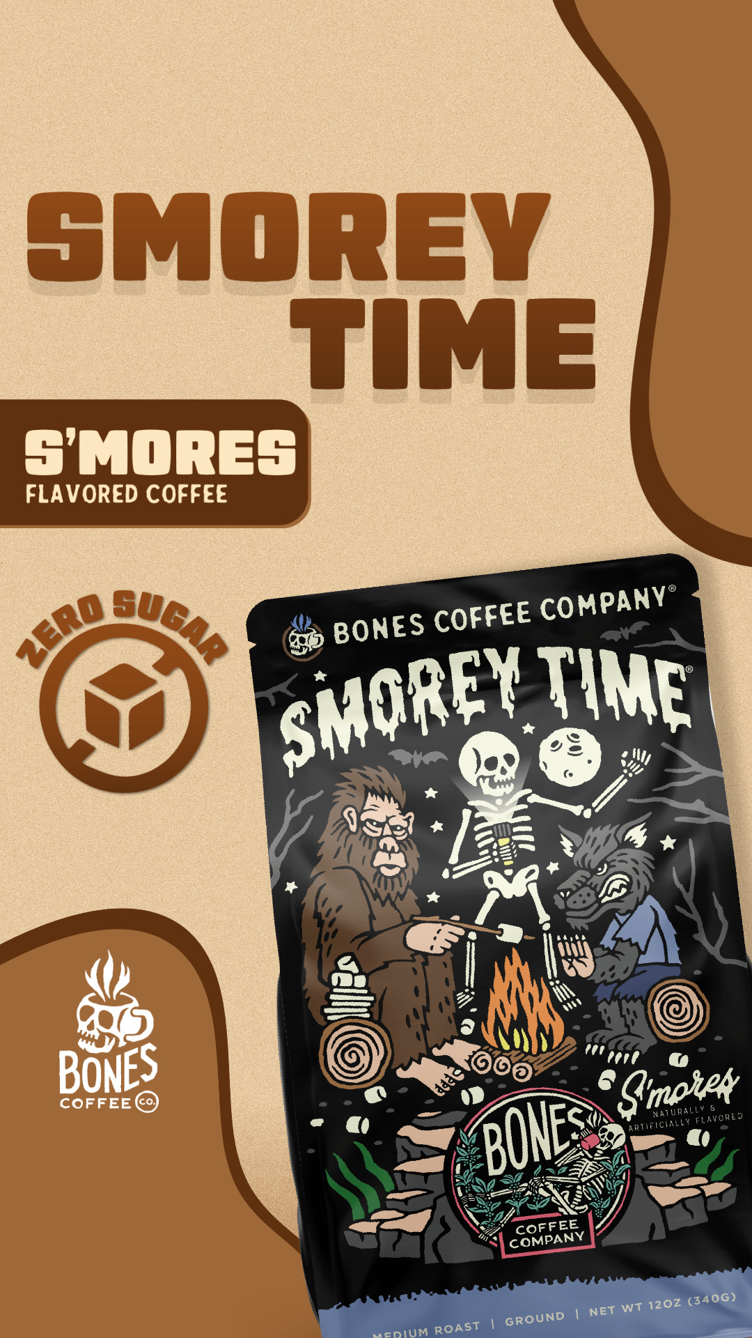 Bones Coffee Company Facebook ad
