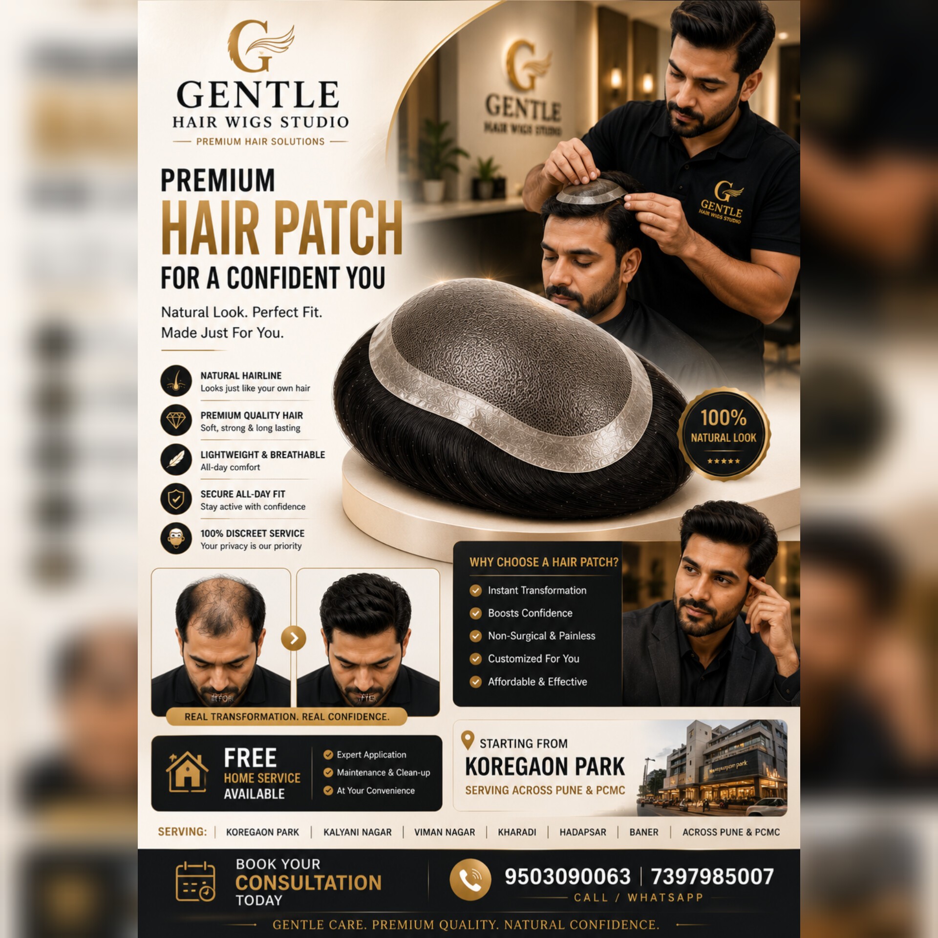 Gentle Hair Wigs Studio Facebook ad: Chat with us