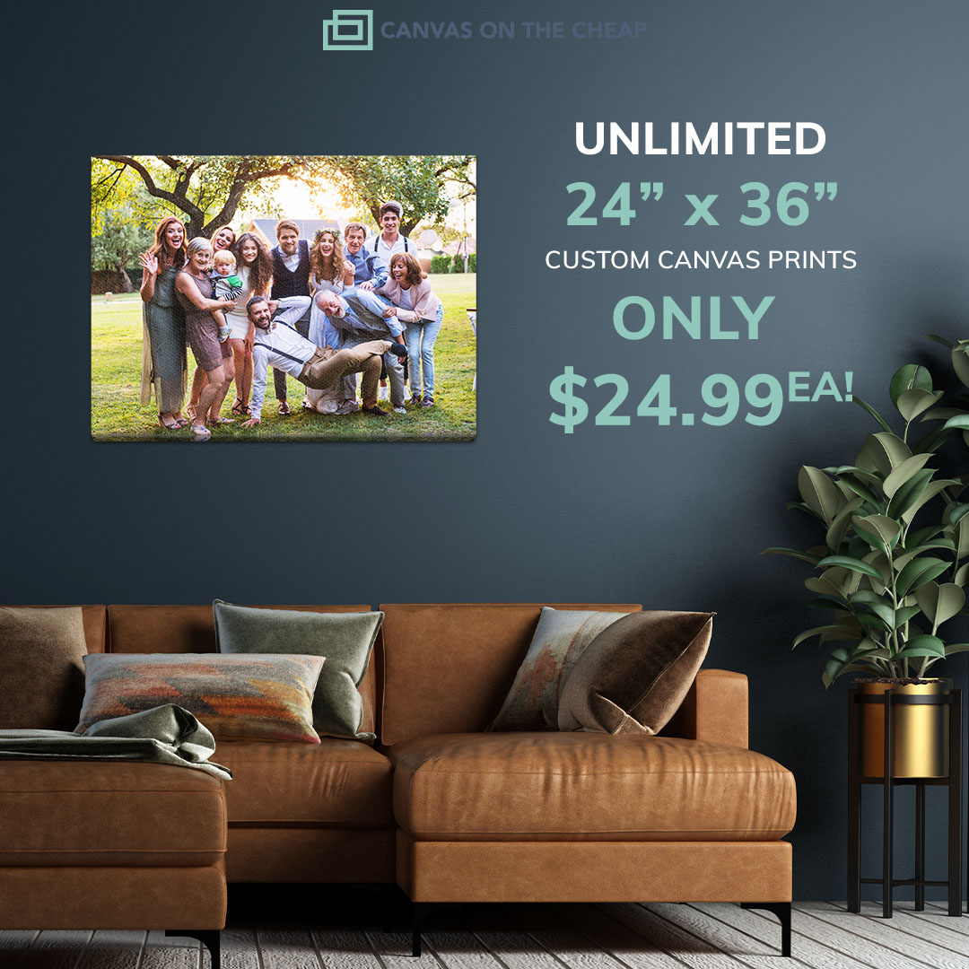 Canvas On The Cheap Facebook ad
