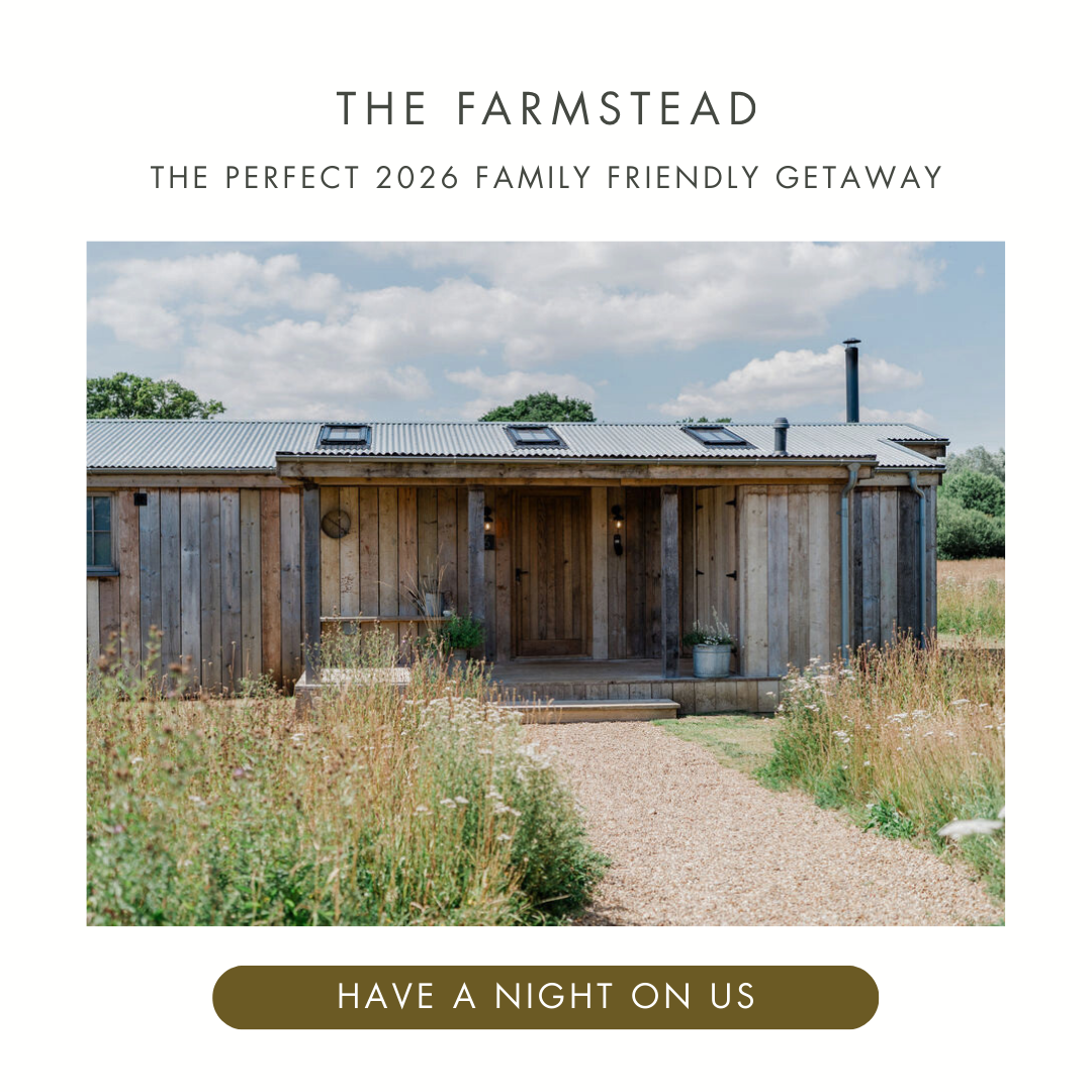 Farmstead Lodges Facebook ad: Breakfast tastes better with a view.