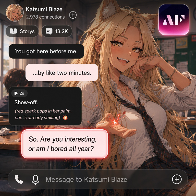 Afizzy - AI Chat Roleplay Facebook ad