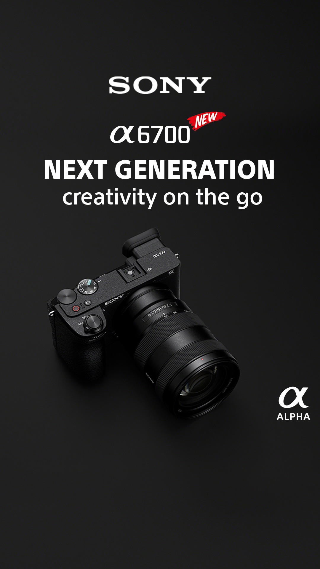 Sony Alpha IN Facebook ad