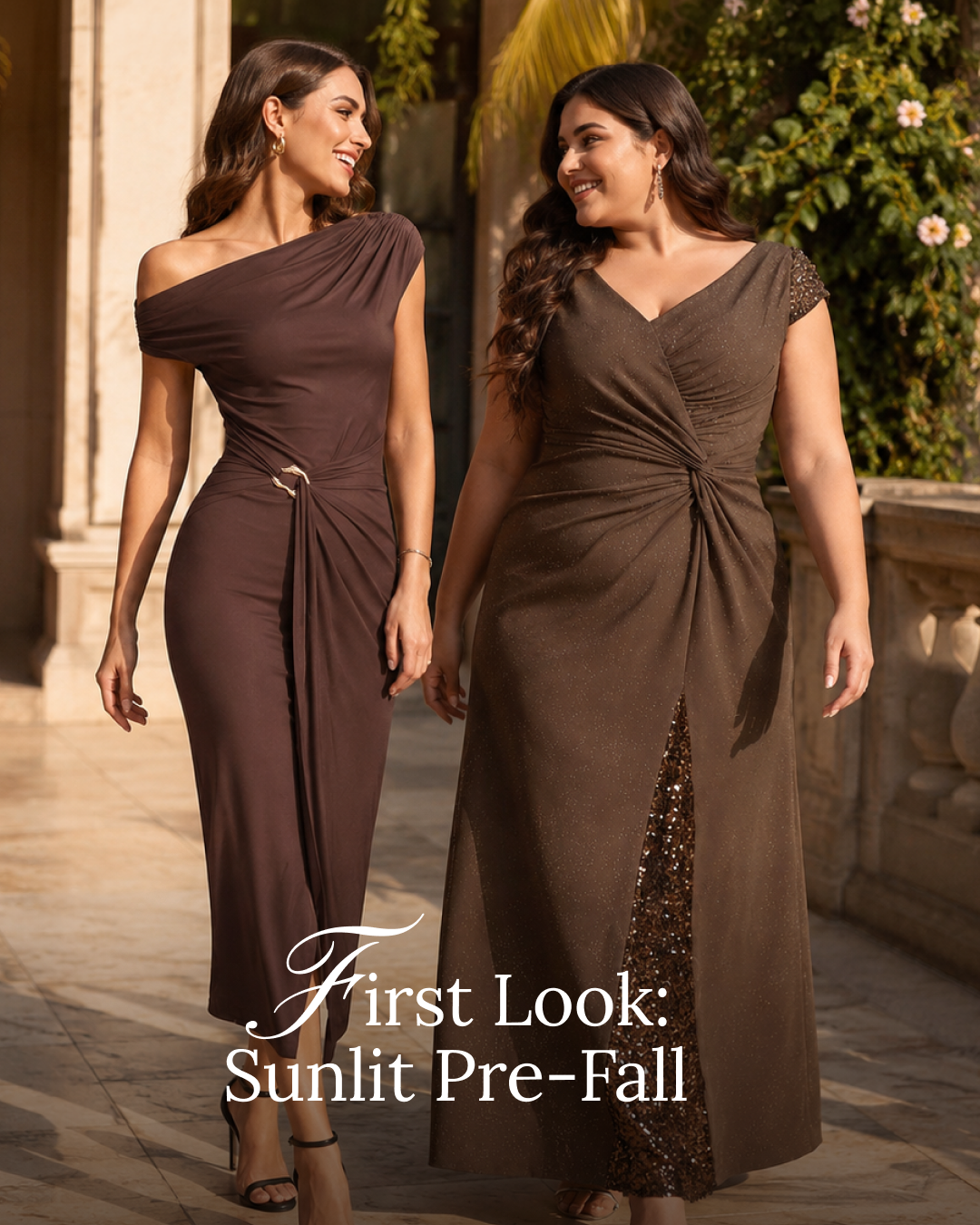 Ever-Pretty.com Facebook ad: Brown Wedding Guest
