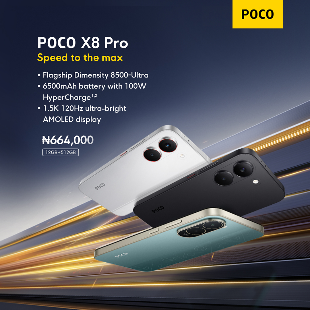 POCO Facebook ad: POCO X8 pro is available now!