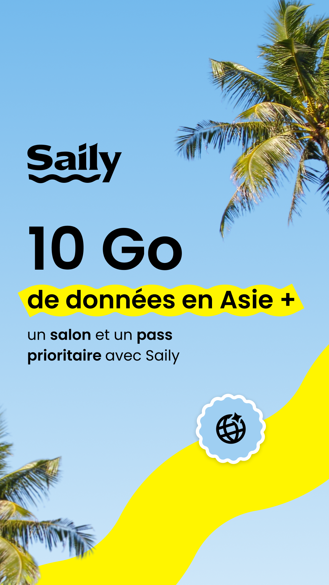 Saily Facebook ad