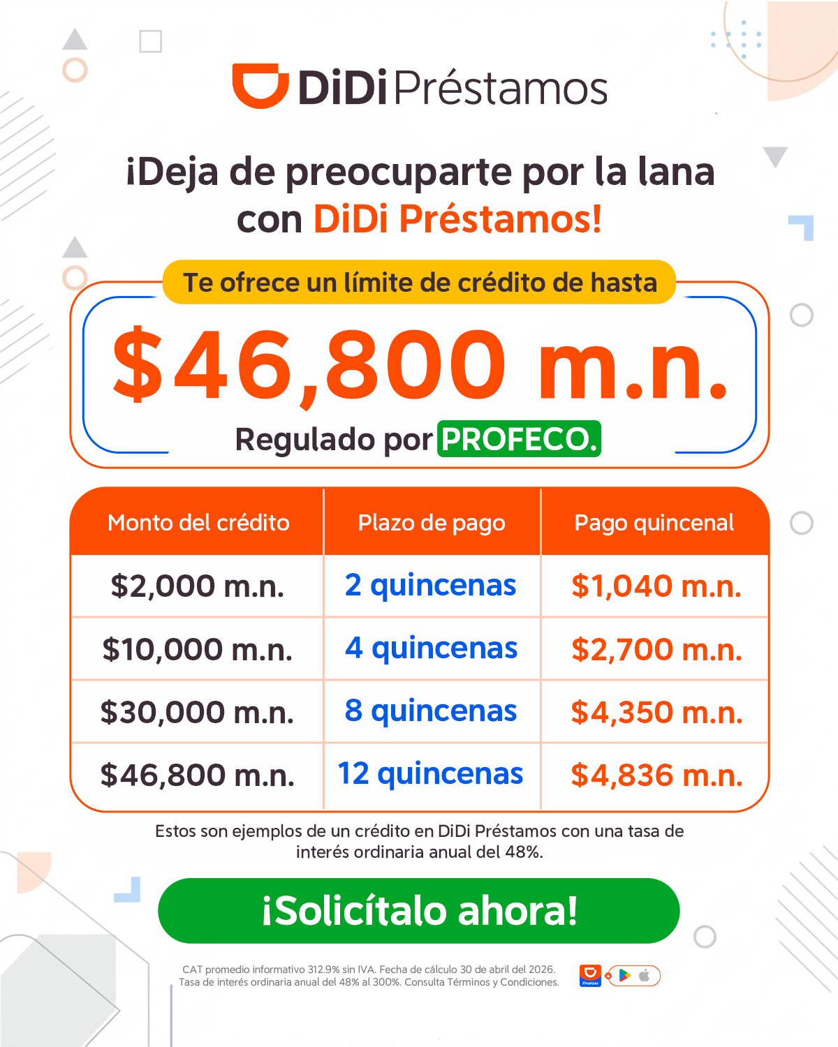 DiDi Loan Facebook ad