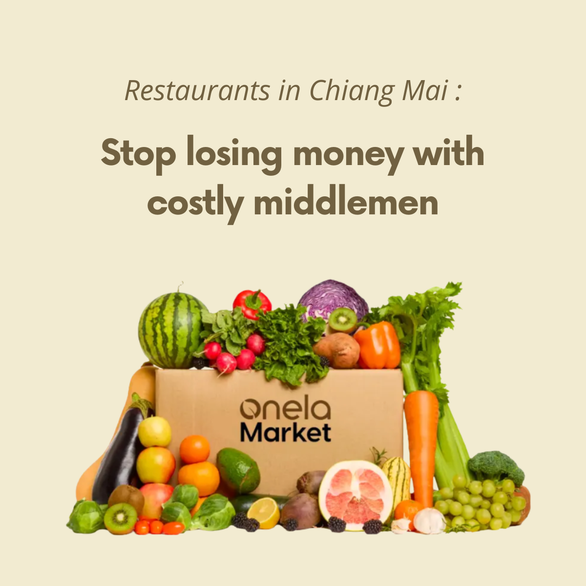 Onela Market  Facebook ad