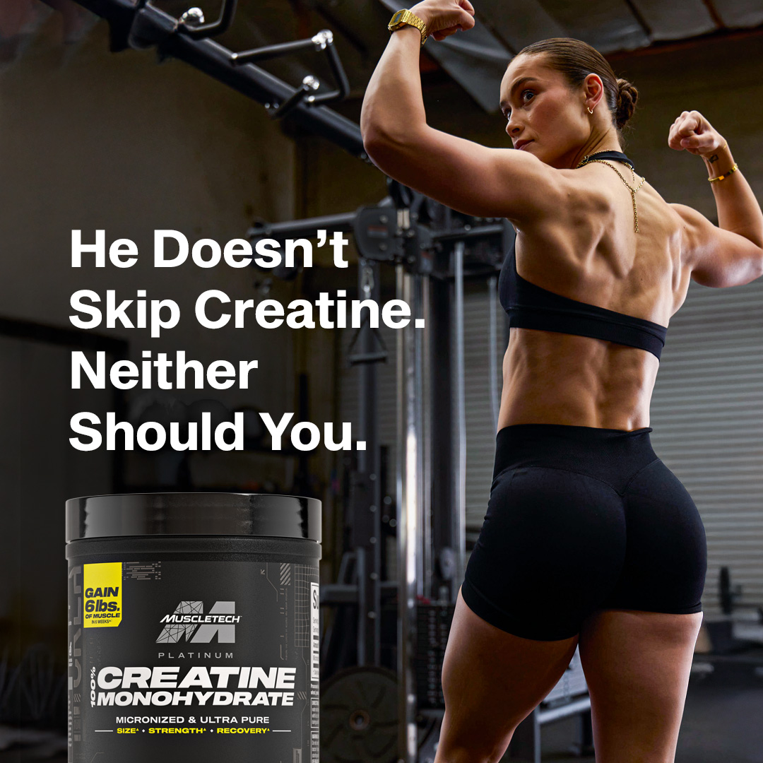 MuscleTech Facebook ad