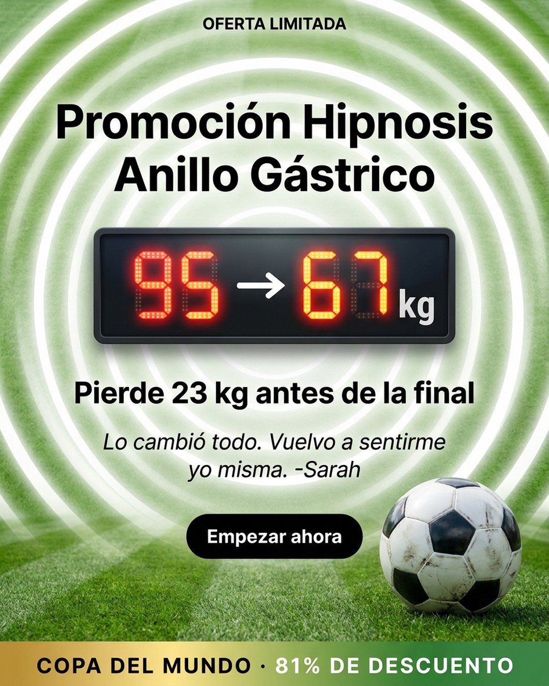 Hypnozio: power of hypnotherapy Facebook ad