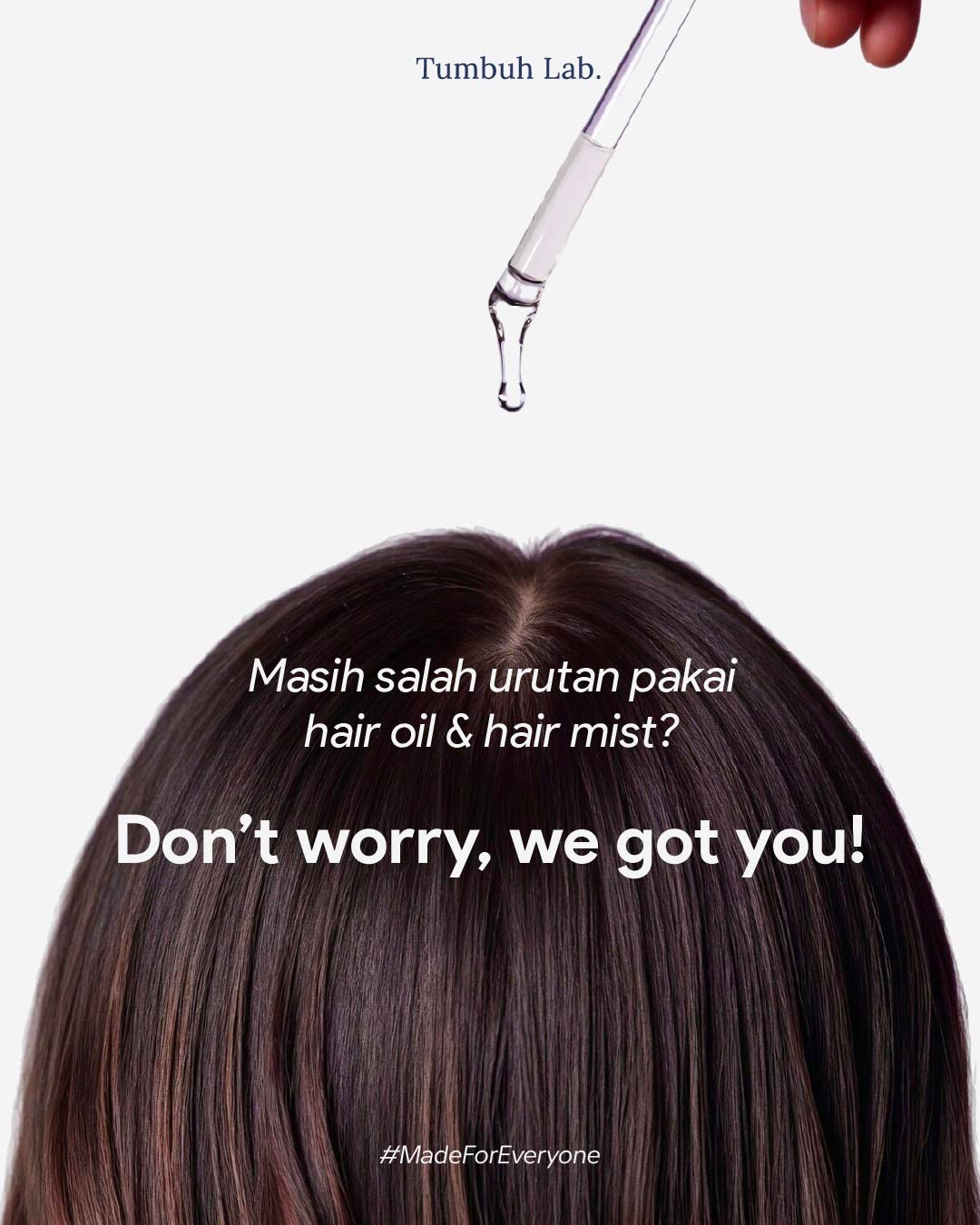 Tumbuh Lab Facebook ad: How to use our hair oil & hair…