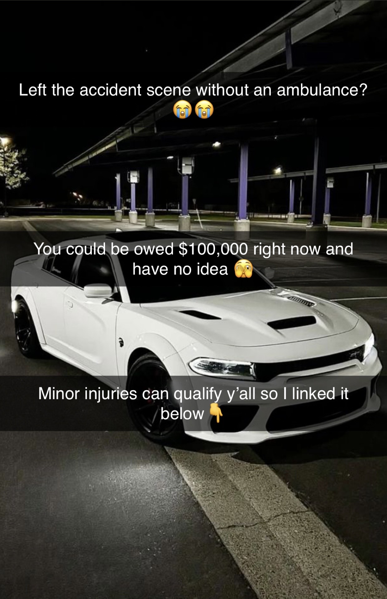Car Accident Compensation Facebook ad