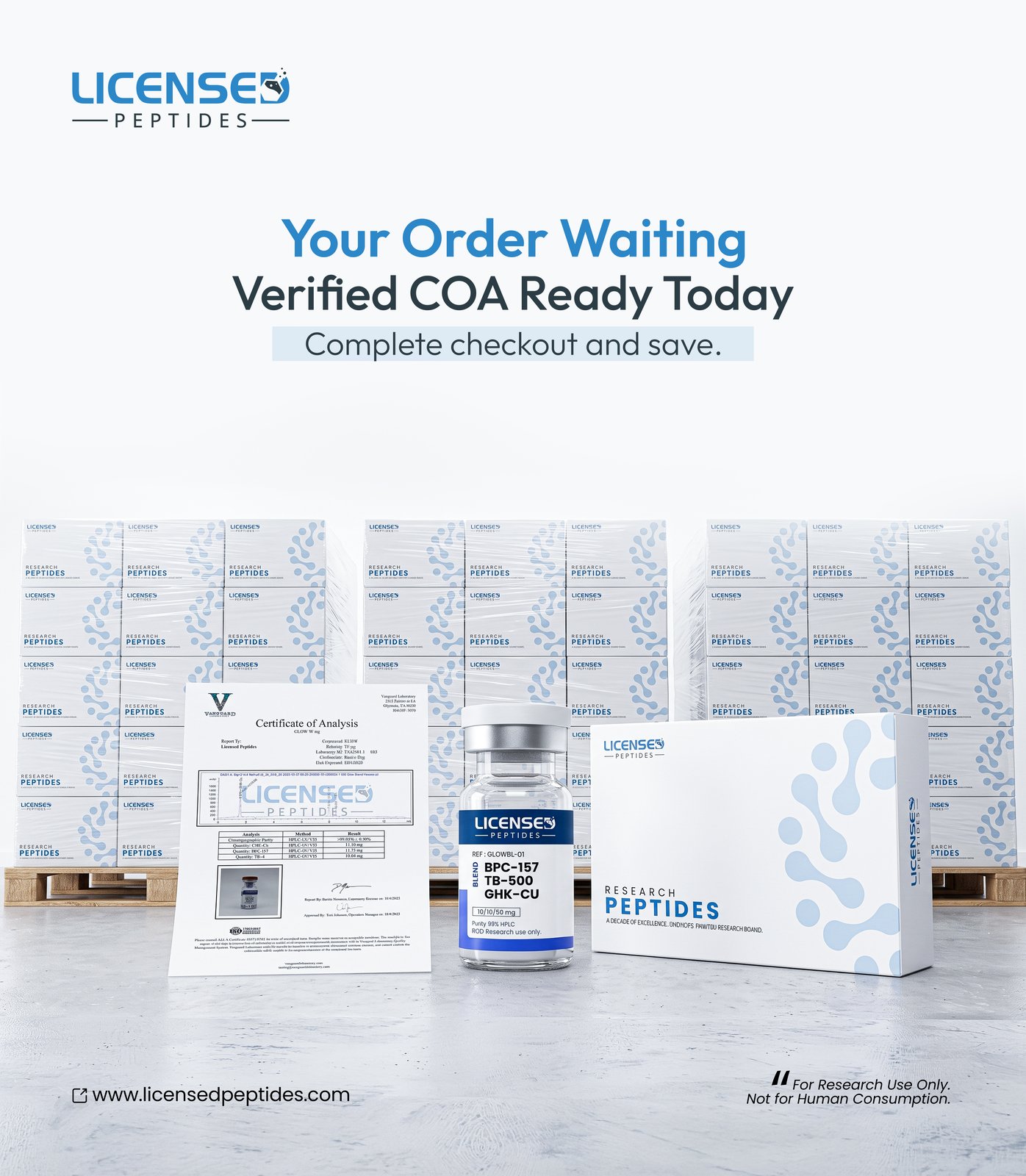 Licensed Peptide Facebook ad: Not All Peptides Are Created Equal