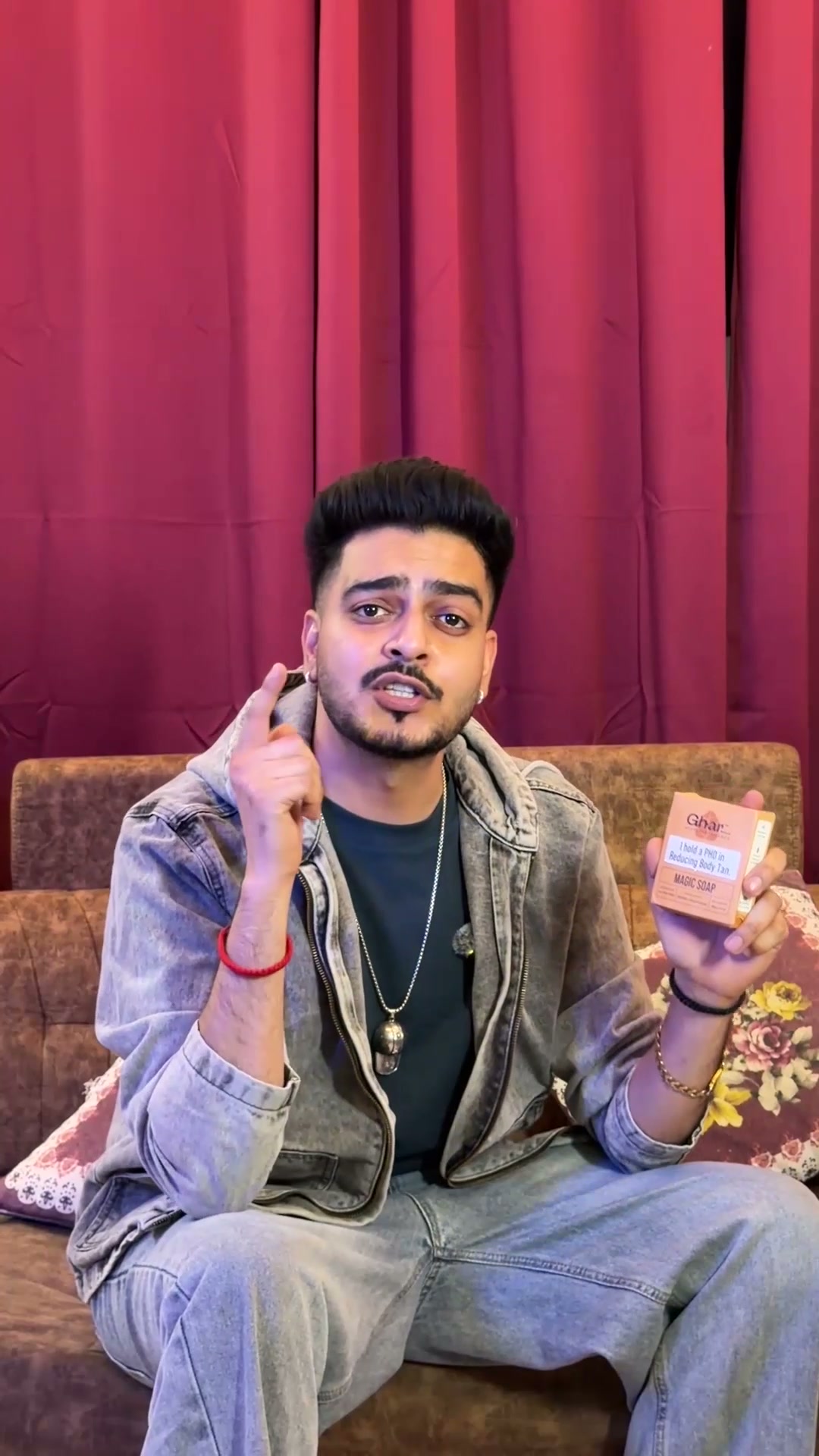 The Ghar Soaps Facebook ad: Bright Skin Starts Here