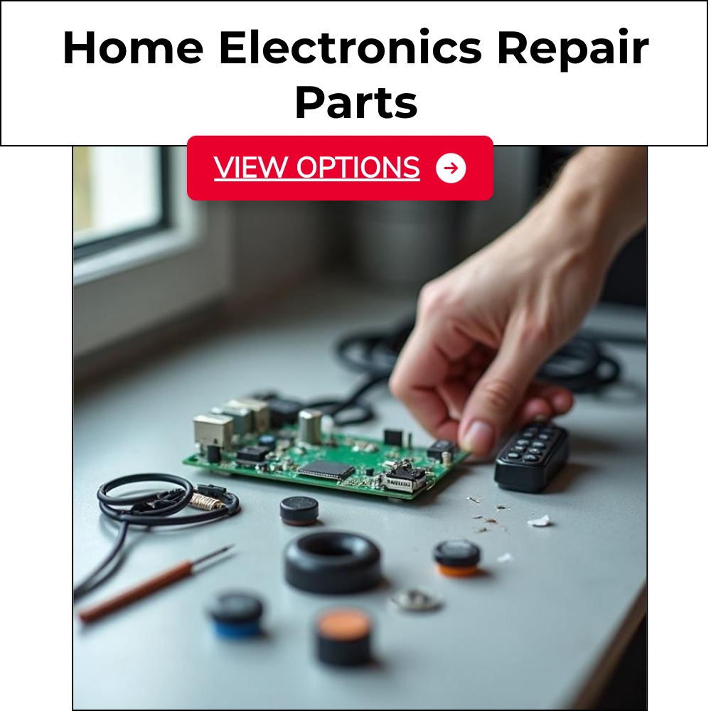 The Round Web Search Facebook ad: Home Electronics Repair Parts.