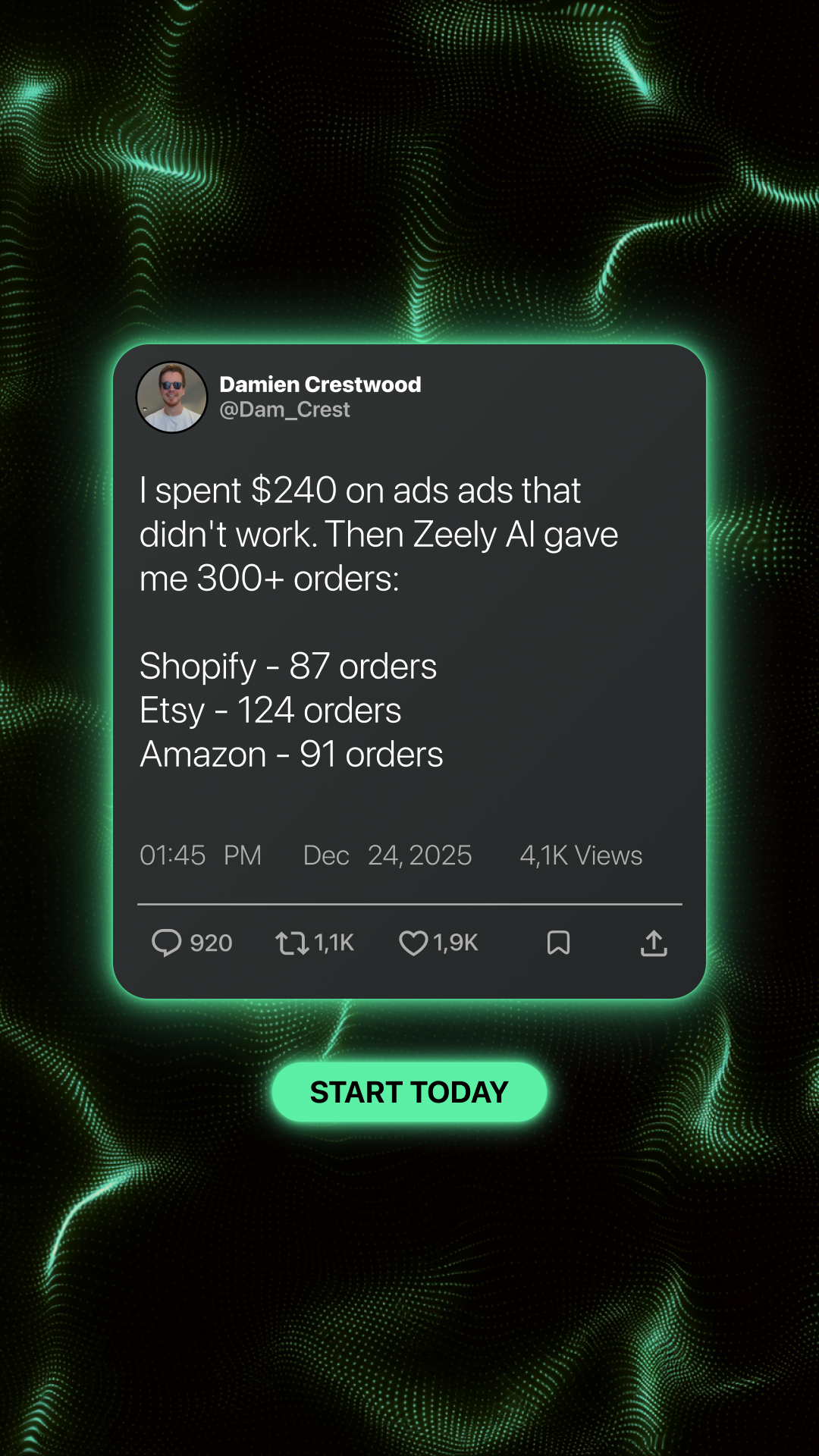 Zeely Facebook ad