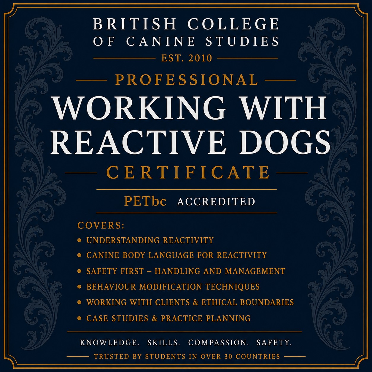 British College of Canine Studies Facebook ad: HALF PRICE DOG COURSES ENDS 31st July