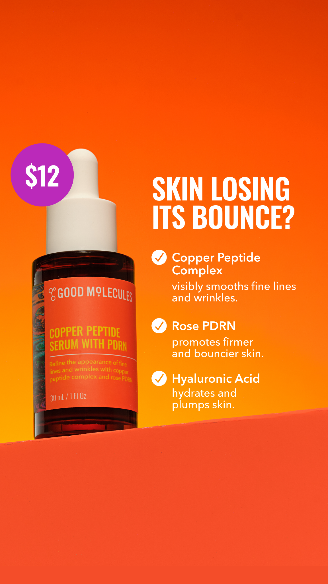 Good Molecules Facebook ad