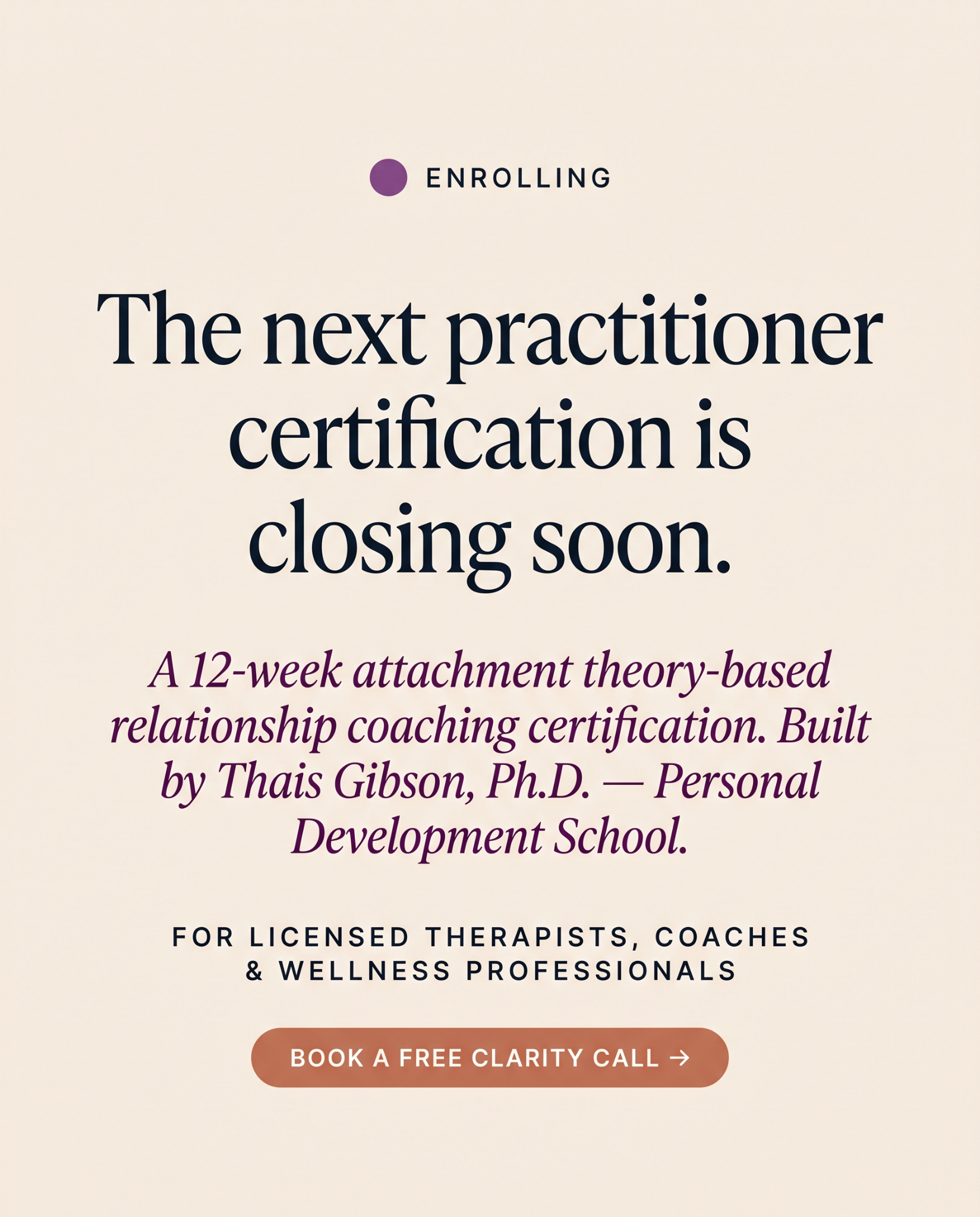 The Personal Development School Facebook ad