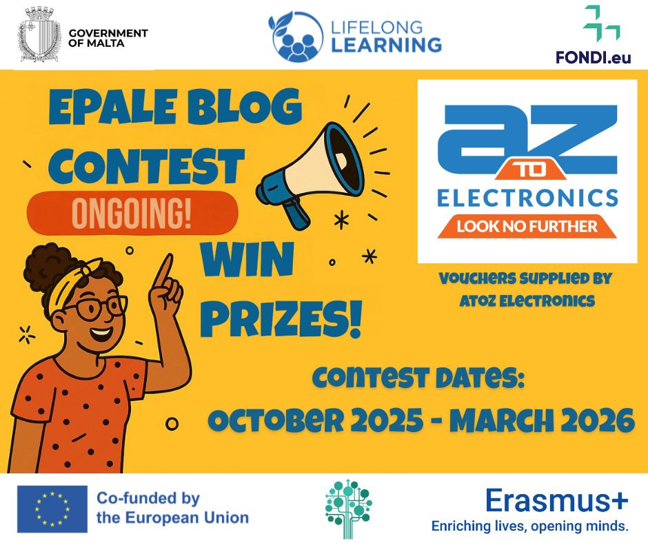 EPALE - Adult Learning in Malta Facebook ad: EPALE Malta Blog Contest 2025/2026 is ON!