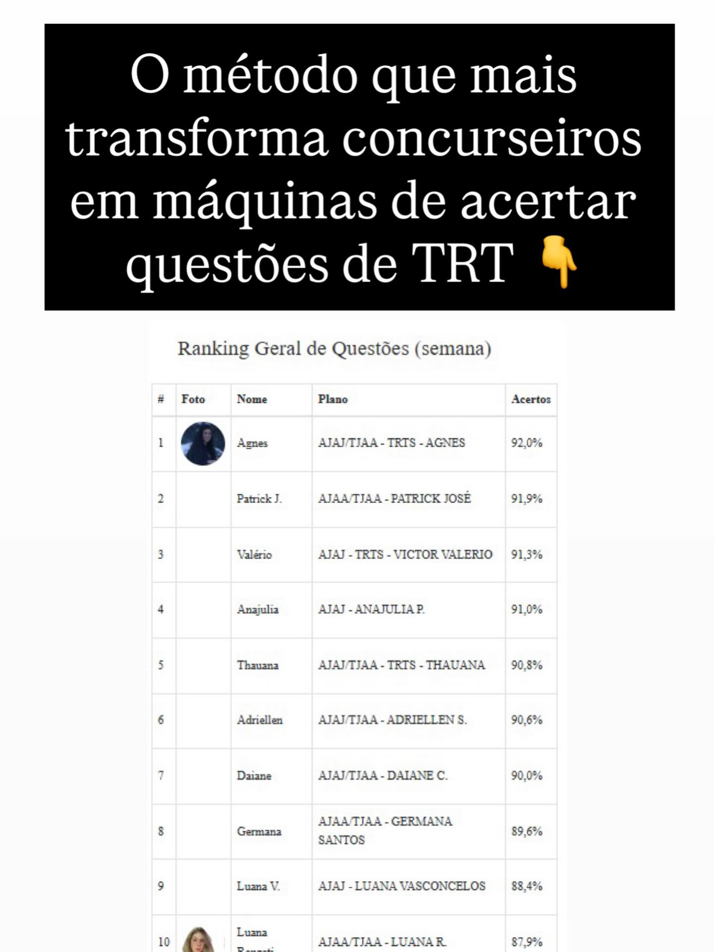Mentoria Tribunal do Trabalho Facebook ad