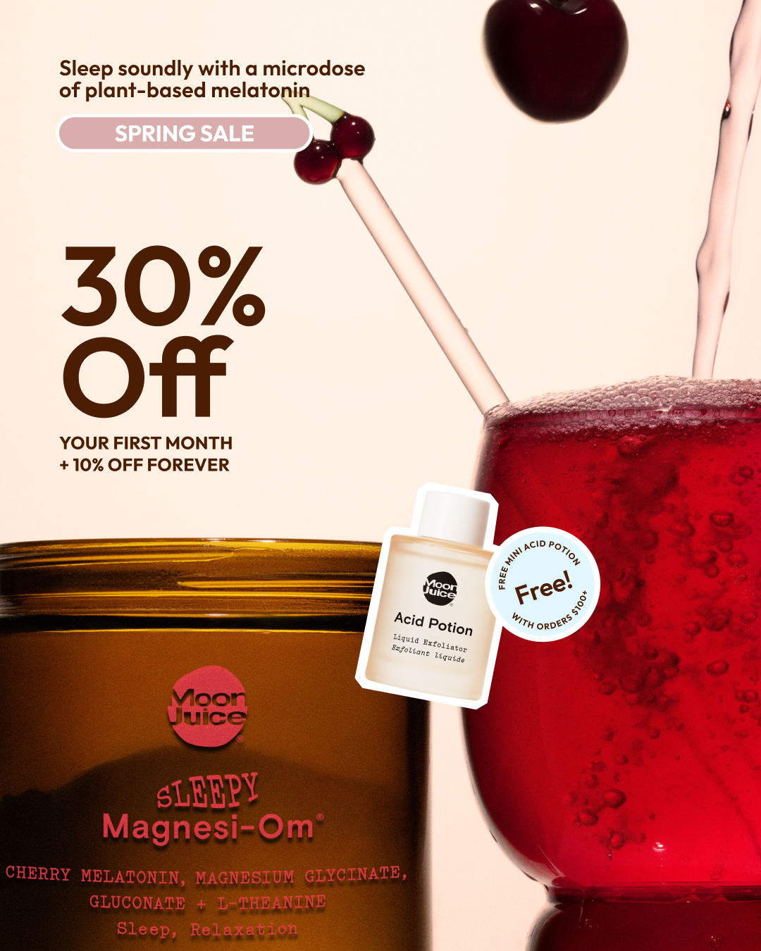 Moon Juice Facebook ad