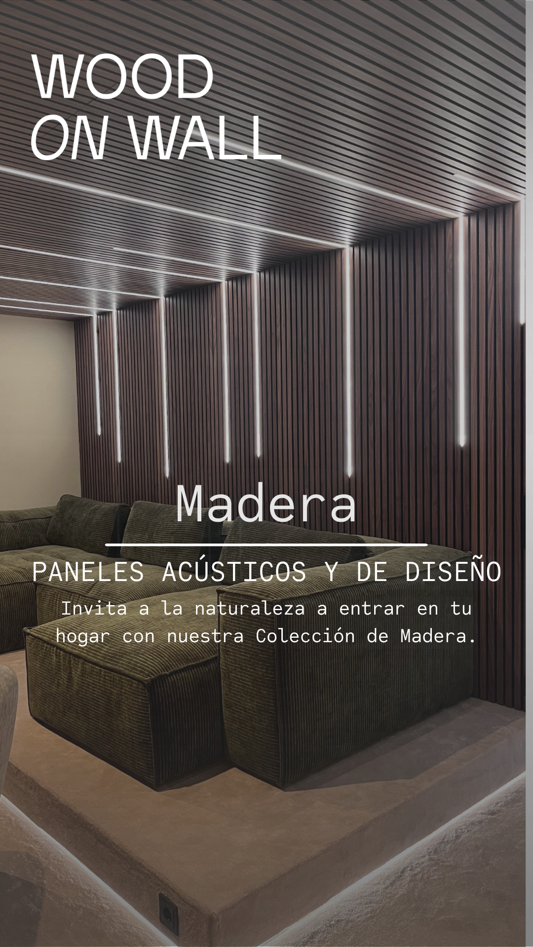 Wood on Wall España Facebook ad