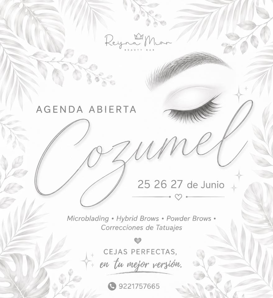 Reyna Mior Beauty Bar Facebook ad: COZUMEL