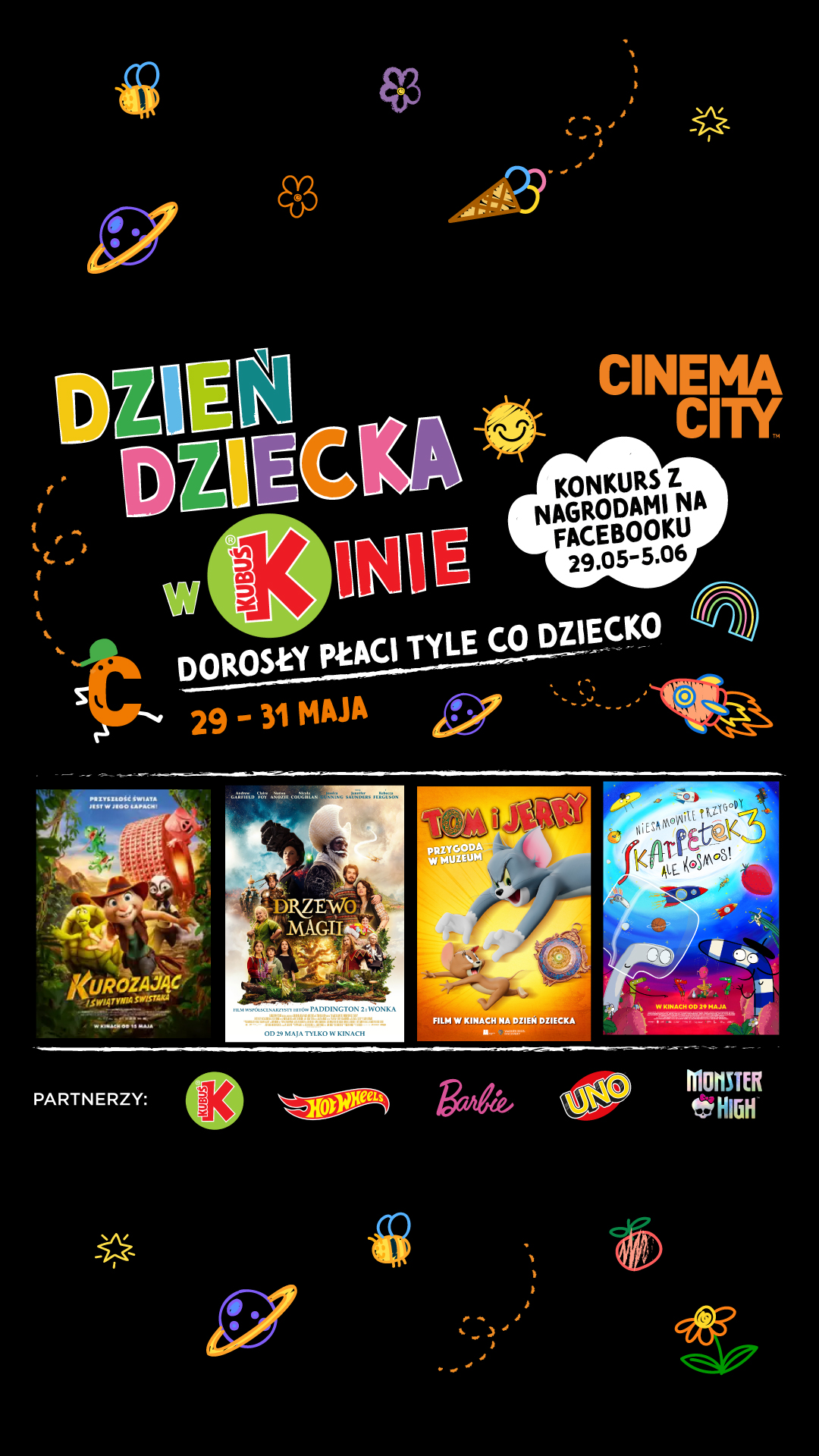 Cinema City Poland Facebook ad: Oferta Rodzinna Cinema City