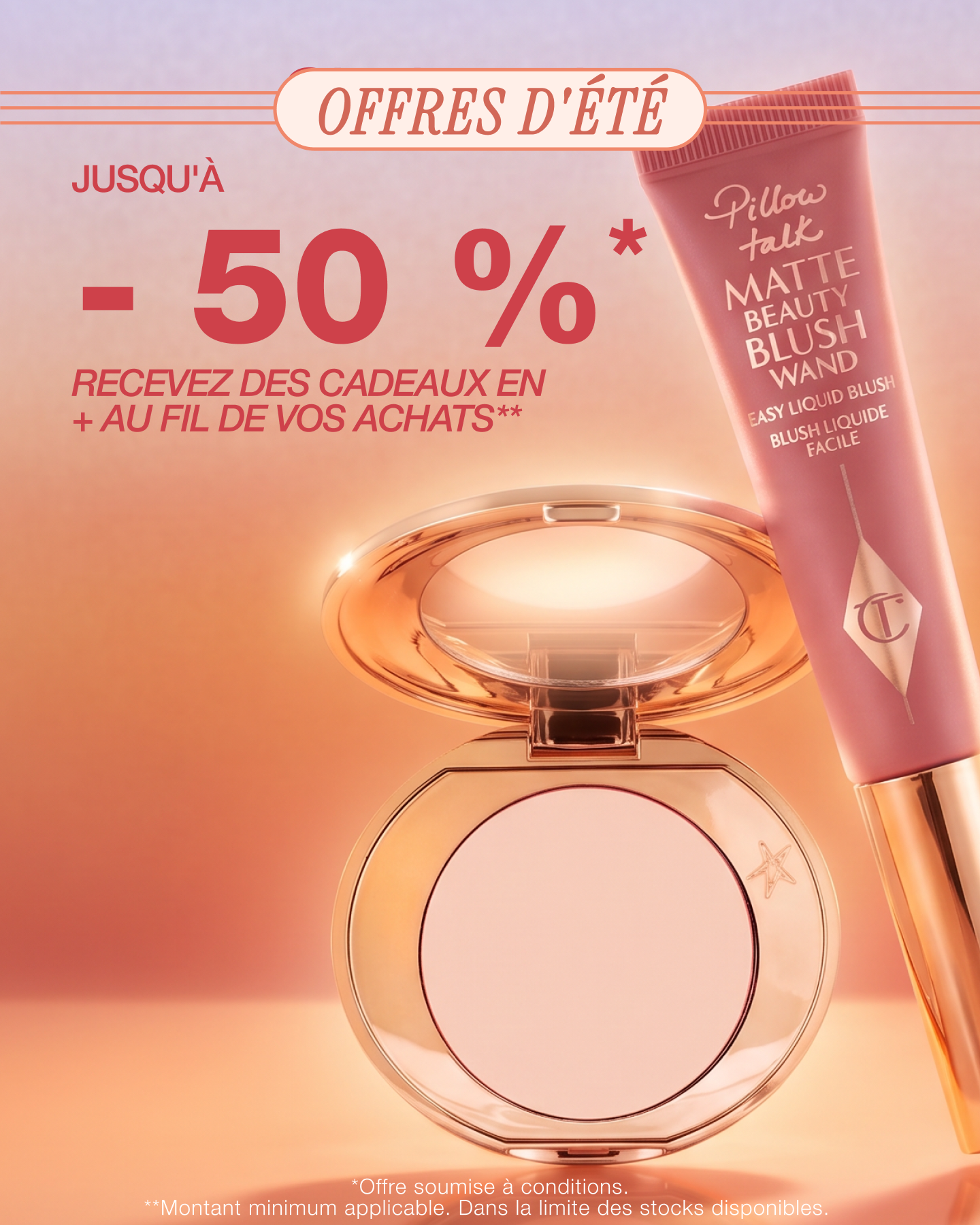 Charlotte Tilbury Facebook ad