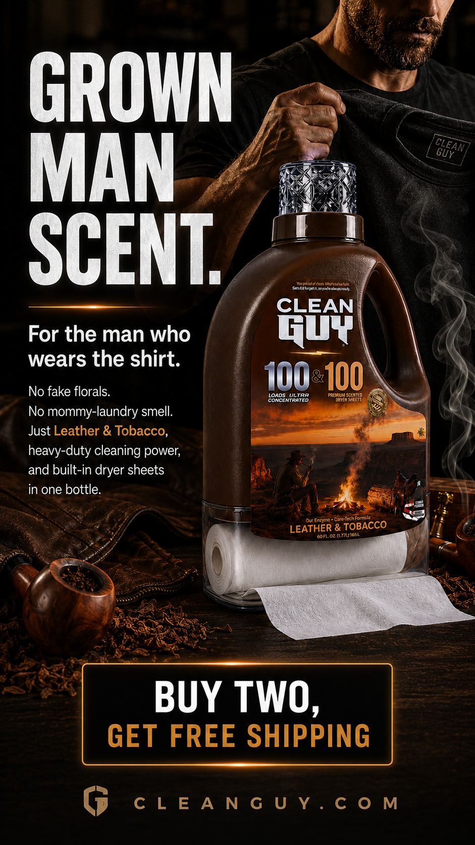 Clean Guy Facebook ad