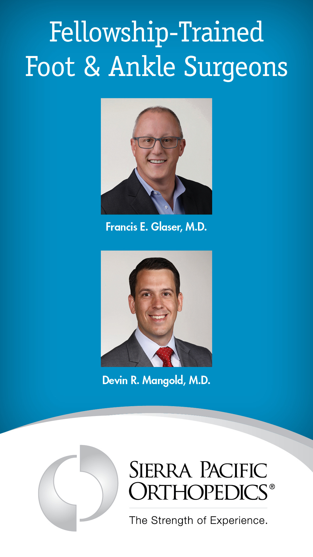 Sierra Pacific Orthopedics Facebook ad from Oct 12, 2023