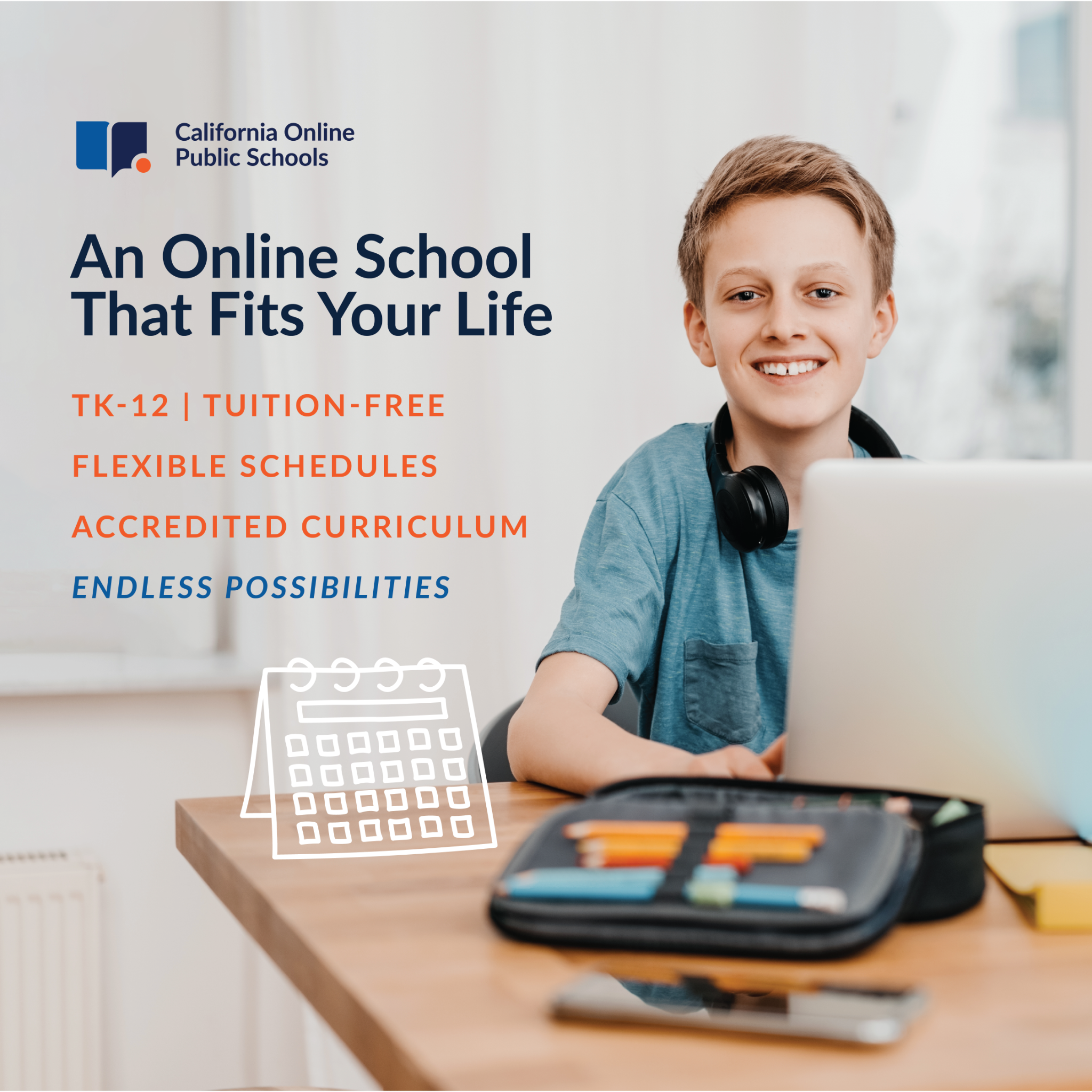 California Online Public Schools Facebook ad
