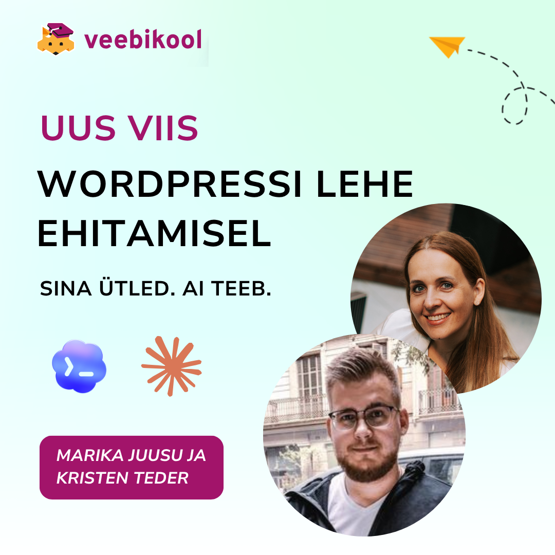 Veebikool Facebook ad: Claude + WordPress = Lihtsalt super!